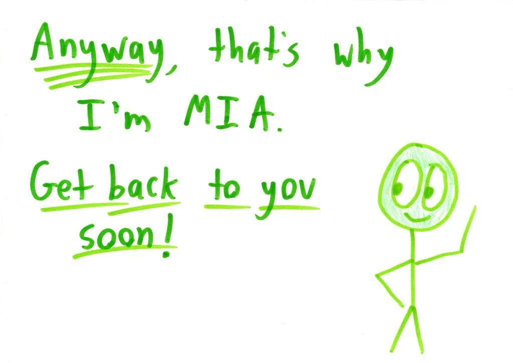 A thirteen-card 'away message' in which someone stuck on a math problem spirals into melodramatic despair, mocks standard problem-solving hints (draw a picture, work backwards, use the information you have), then cheerfully signs off. (panel 13 of 13)