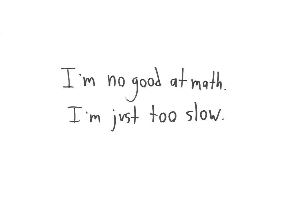 'I'm too slow' becomes 'I go slowly through ideas that took humanity centuries.' (panel 1 of 2)