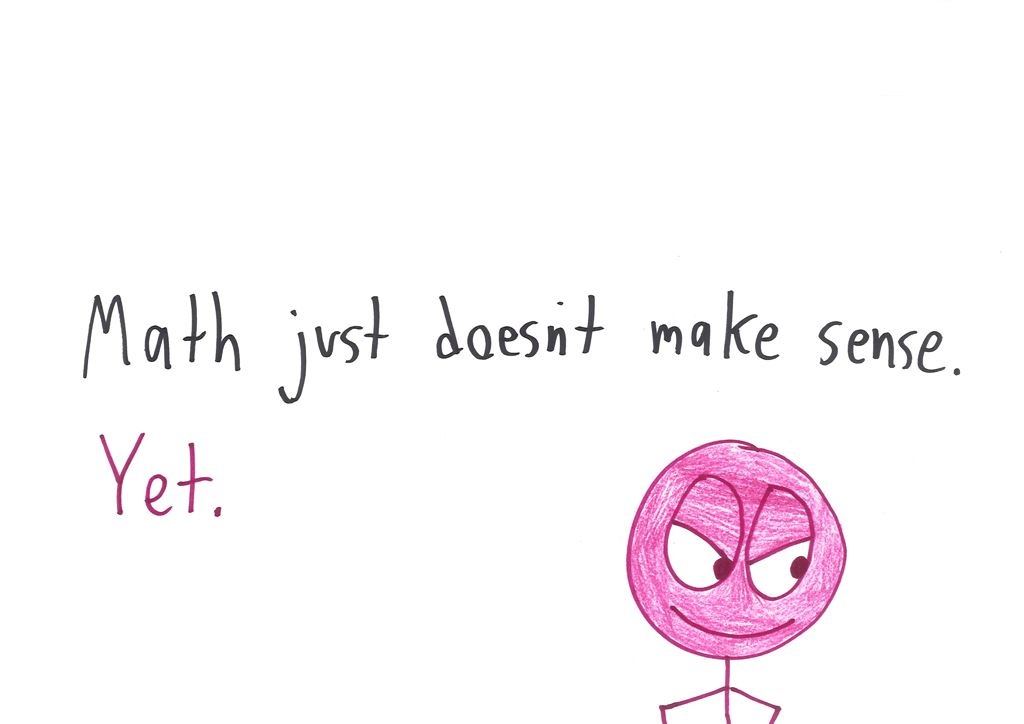 'Math just doesn't make sense' gets one added word: 'Yet.' (panel 2 of 2)