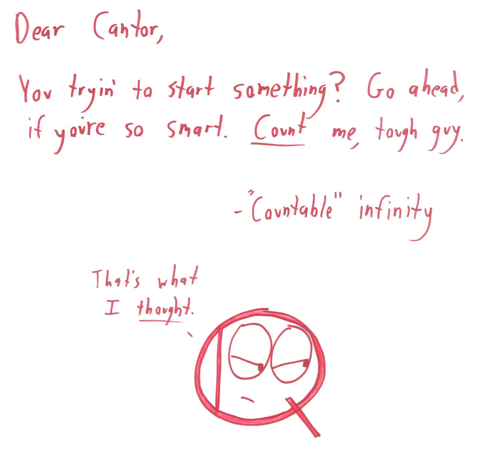 Ten letters from mathematical ideas to the mathematicians tied to them: the Pythagorean theorem, geometry to Euclid, the Poisson distribution to Bortkiewicz, calculus to Leibniz and Newton, and more. (panel 5 of 10)