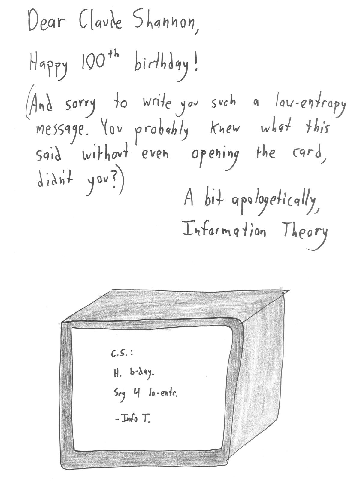 Ten letters from mathematical ideas to the mathematicians tied to them: the Pythagorean theorem, geometry to Euclid, the Poisson distribution to Bortkiewicz, calculus to Leibniz and Newton, and more. (panel 7 of 10)