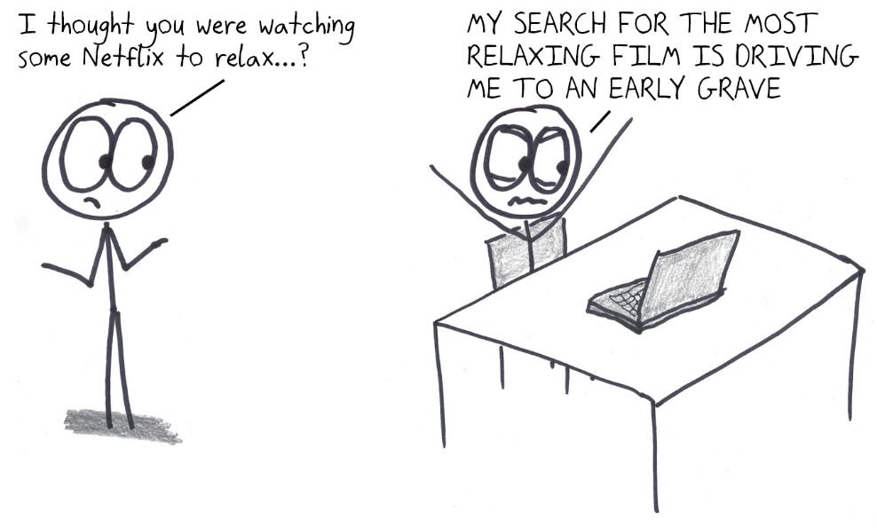 An optimizer's search for the most relaxing movie is the least relaxing thing imaginable.